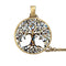 Time Gem DIY Alloy Glass Pendant Necklace Ancient bronze