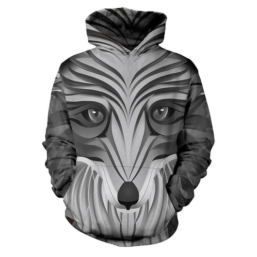 Sudadera con Estampado 3D del Zorro de Nueve Colas Multicolor