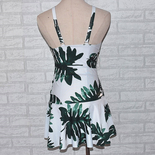 Traje de Baño Enterizo Talla Grande con Estampado y Hombros Descubiertos - Image 15