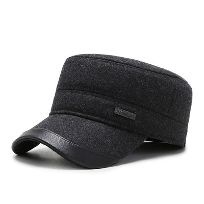 Gorra Plana con Protección de Orejas para Invierno - Diseño Clásico Duckbill - Image 9