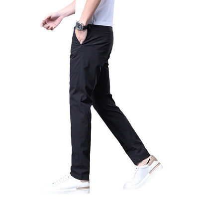 Pantalones Rectos con Cintura Elástica para Hombre - Image 5