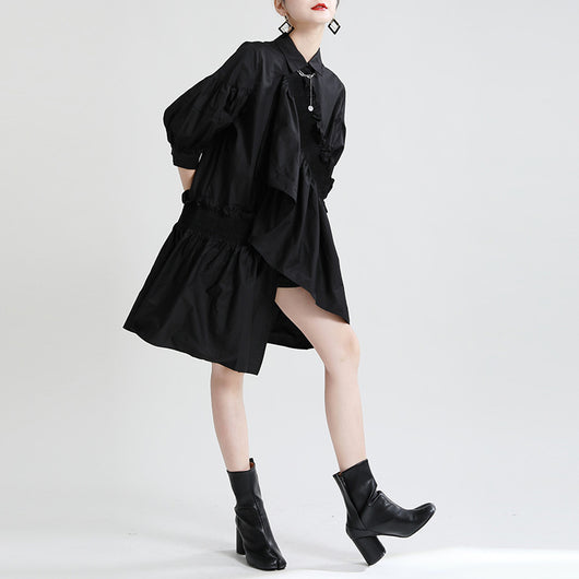 Falda Camisera Midi de Diseño Exclusivo y Estilo Oscuro - Image 5