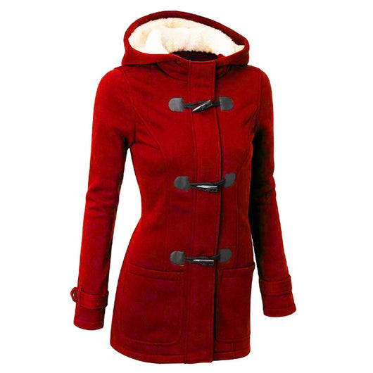 Abrigo Acolchado con Capucha para Mujer - Sudadera Térmica de Algodón - Image 3
