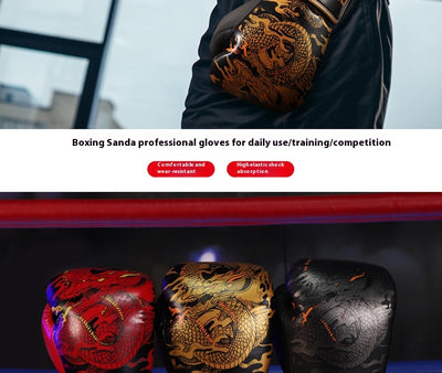 Guantes de Boxeo Profesionales para Entrenamiento de Sanda - Image 13