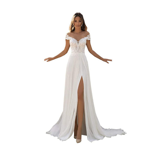 Vestido de Novia Tallas Grandes con Apliques de Moda - Image 2