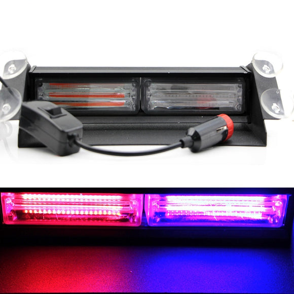 Luz Estroboscópica COB6 LED con Ventosa para Parabrisas - Luz de Emergencia Automotriz