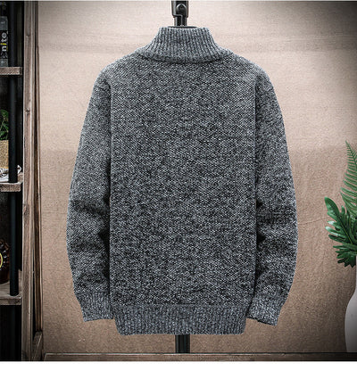 Suéter Casual con Cuello Tipo Abrigo - Tejido Elegante y Versátil - Image 7