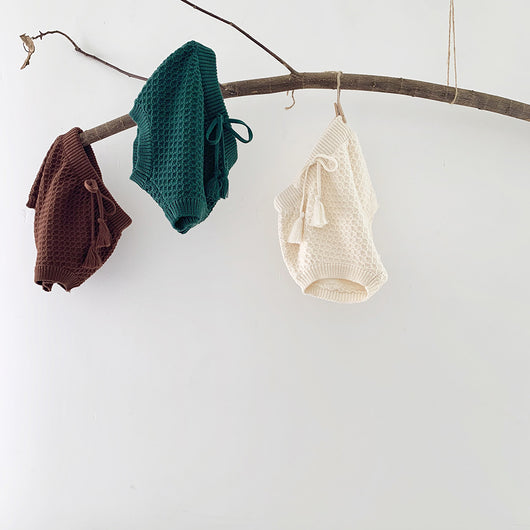 Shorts de Lana con Flecos para Niñas - Diseño Minimalista - Image 17