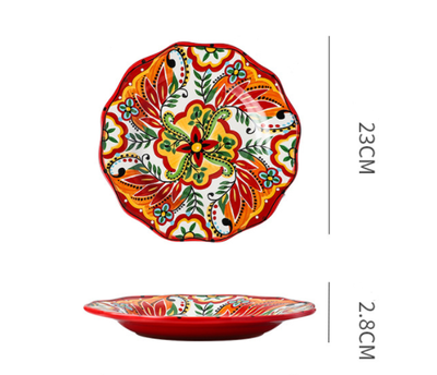 Vajilla Cerámica Bohemia con Diseño Artesanal - Image 24