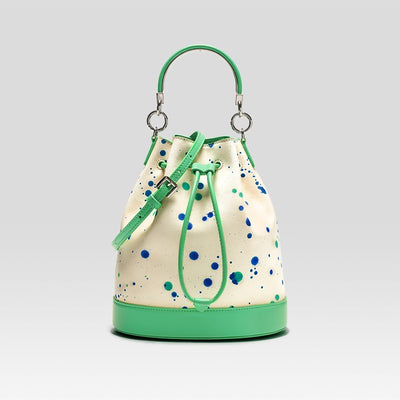 Bolso Bandolera de Cuero Genuino con Gran Capacidad