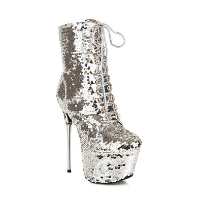 Botas para Mujer con Detalles Brillantes Degradados - Image 5