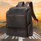 Mochila de Viaje en Cuero Crazy Horse Retro 17 Pulgadas - Backpack de Cuero Premium para Hombre