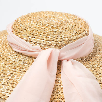 Sombrero Vintage de Chifón Plano y Elegante - Image 9