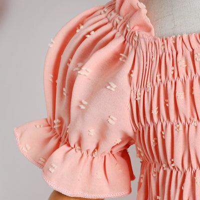 Vestido Infantil Estilo Princesa Colores Lisos con Estampado - Image 9
