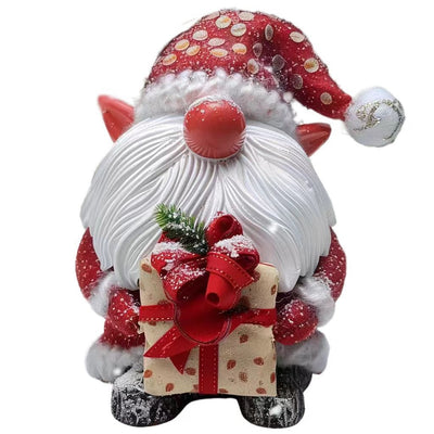 Muñeco de Nieve Navideño de Pelo Verde - Adorno Festivo para el Hogar