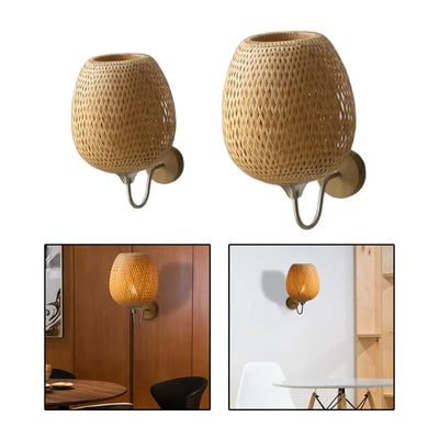 Lámpara de Bambú para Restaurante Asiático - Diseño Moderno para Pasillos - Image 3