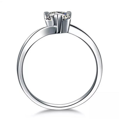 Anillo de Diamante para Mujer en Oro Blanco 950 - 30 Puntos - Image 2