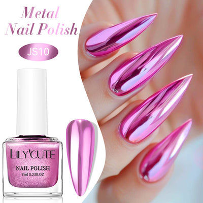 Esmalte de Uñas Espejo Metalizado Secado Rápido sin Horno - Image 15