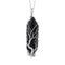 Natural Crystal Hexagonal Column Winding Tree Of Life Pendant Negro