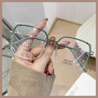 Gafas de Marco Grande Espejo Plano Tendencia Viral - Image 13