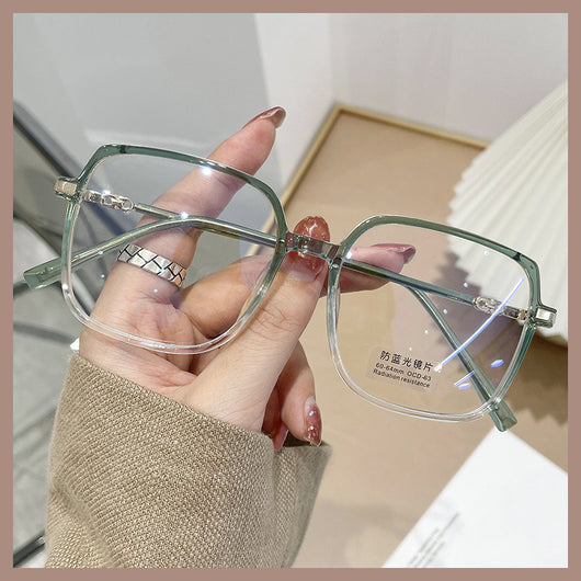 Gafas de Marco Grande Espejo Plano Tendencia Viral - Image 13