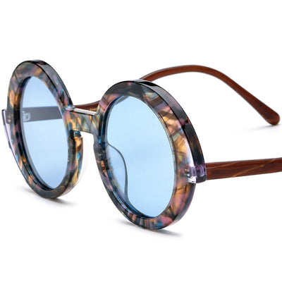 Gafas de Sol Redondas Multicolor - Unisex con Estilo Retro - Image 7