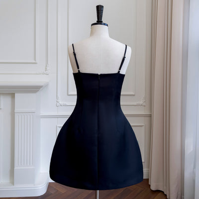 Falda Suspender Estilo Socialité Francesa con Cintura Ajustada y Flores - Image 3