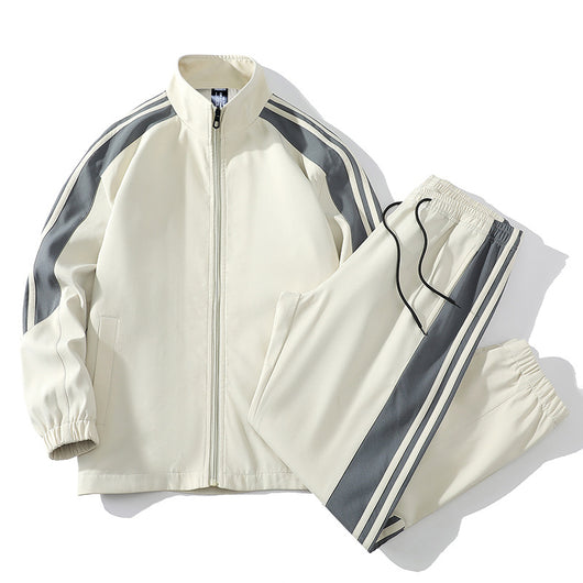 Conjunto Deportivo Casual de 2 Piezas con Cuello Mao para Hombre - Image 7