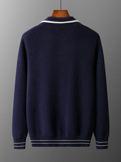 Cardigan de Lana para Hombre Elegante y Sofisticado - Image 5