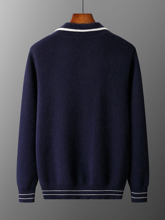 Cardigan de Lana para Hombre Elegante y Sofisticado - Image 5