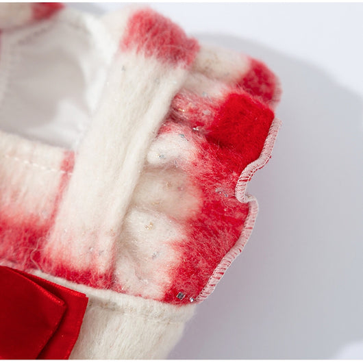 Vestido Navideño Cálido para Perro Bichón - Ropa de Invierno para Mascotas - Image 4