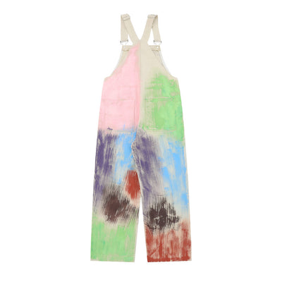 Pantalón Denim con Tirantes y Diseño Graffiti para Hombre - Image 2