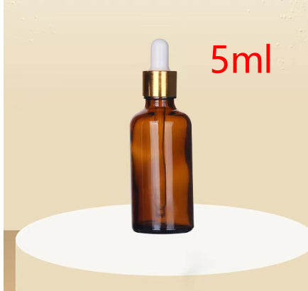 Botella de Vidrio Ámbar para Aceites Esenciales - Recargable y Portátil - Image 2