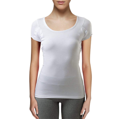 Camiseta Modal de Manga Corta Doble Capa para Mujer - Image 3
