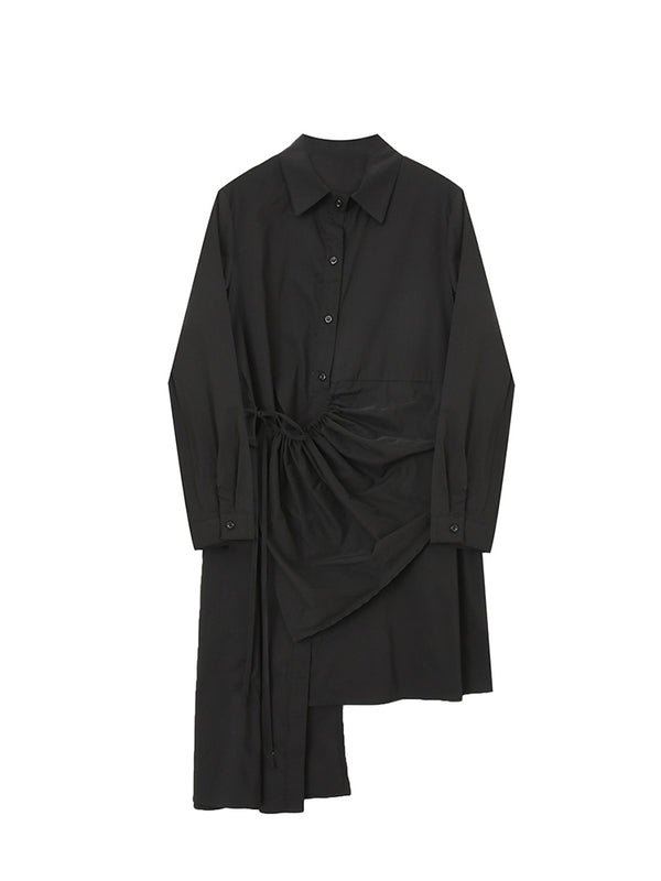 Vestido Camisa Asimétrico con Diseño Exclusivo - Image 3