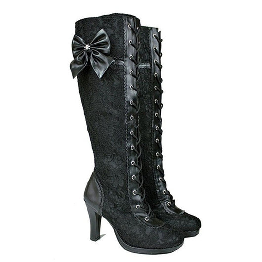 Botas Steampunk Victorianas con Moño - Estilo Gótico Personalizado - Image 9