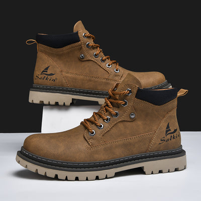 Bota de Trabajo Estilo Británico Clásico para Hombre - Image 3
