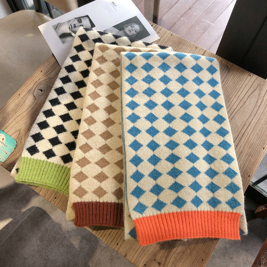 Bufanda Elegante de Contraste de Colores - Estilo Versátil y Temperamento Sofisticado - Image 10