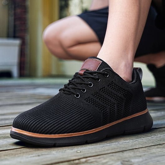 Zapatos Deportivos Talla Grande para Hombre - Malla Flyknit Ultraligera - Image 4