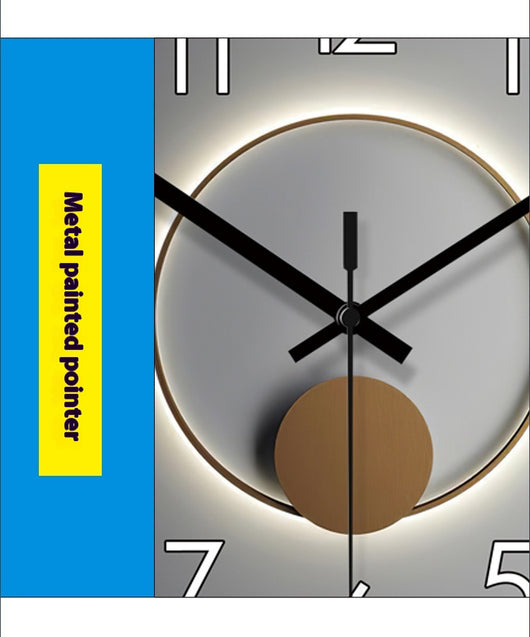 Reloj de Pared Silencioso Lujo Americano para Sala de Estar - Image 16