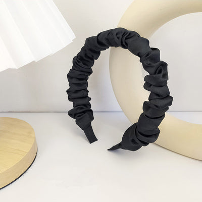 Diadema Plisada de Tela Estilo Retro Francés Versátil para Chicas - Image 22