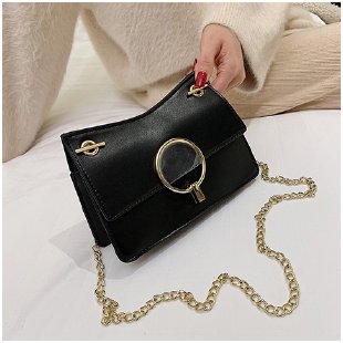 Bolso Cuadrado Pequeño con Cadena de Moda - Image 8