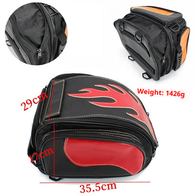 Bolsa Retro para Moto con Almacenamiento de Casco Impermeable - Image 2