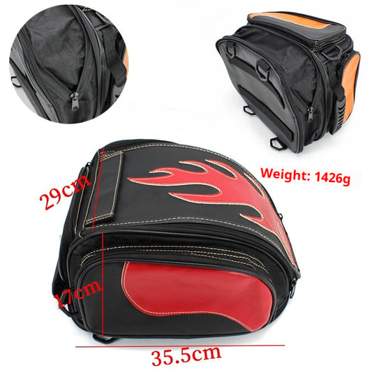 Bolsa Retro para Moto con Almacenamiento de Casco Impermeable - Image 2