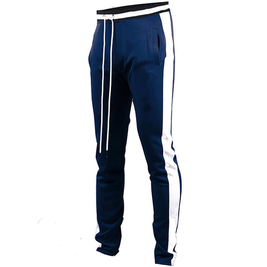 Pantalones deportivos de bloque de color para hombre - Image 4