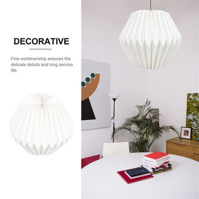 Lámpara Colgante Origami con Pantalla Decorativa de Papel - Image 12
