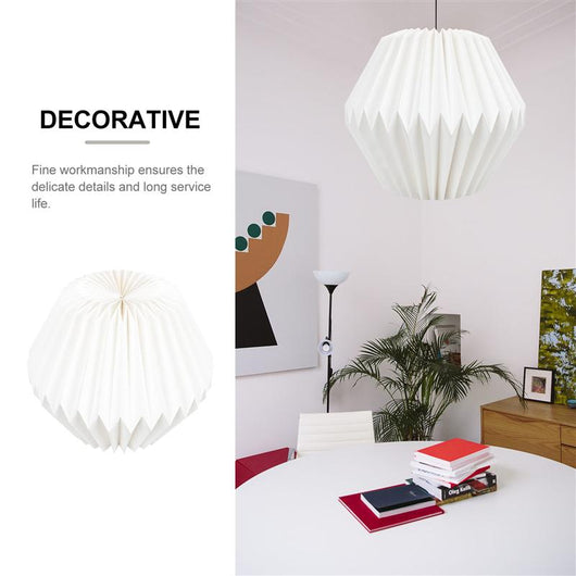 Lámpara Colgante Origami con Pantalla Decorativa de Papel - Image 12
