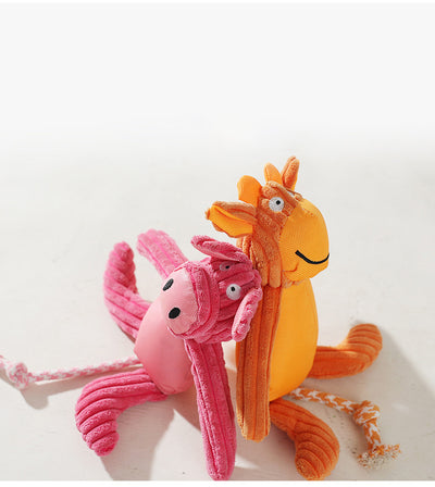 Juguetes de Peluche Sonoros para Perros - Animales de Granja Resistentes a Mordidas - Image 16