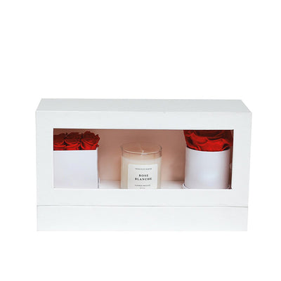 Set de Velas Aromáticas con Flores Preservadas - Caja de Regalo Premium - Image 2