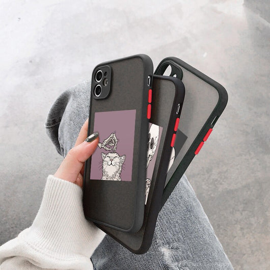 Funda para Teléfono con Impresión de Calavera Creativa y Sencilla - Image 3